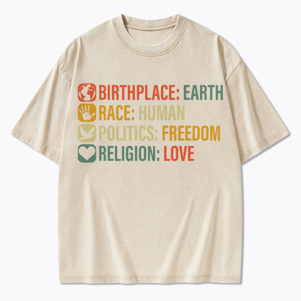 Equality, BLM, Human Rights Washed T-Shirt