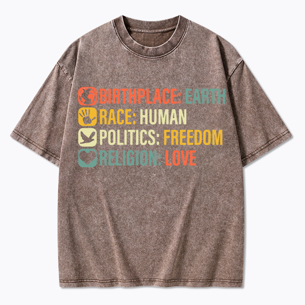 Equality, BLM, Human Rights Washed T-Shirt