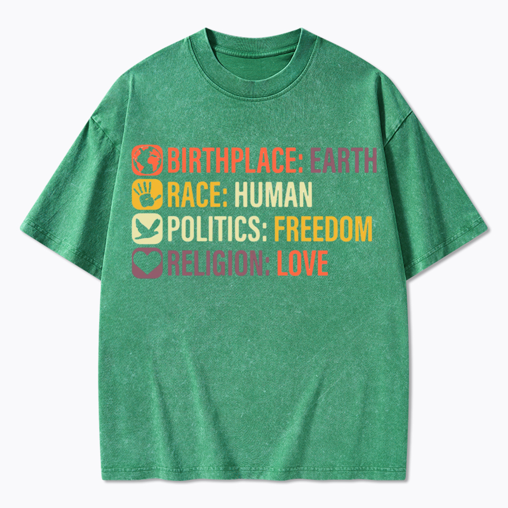 Equality, BLM, Human Rights Washed T-Shirt