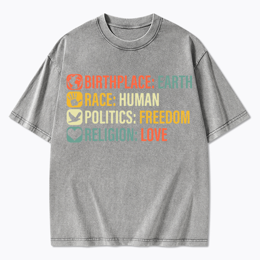 Equality, BLM, Human Rights Washed T-Shirt