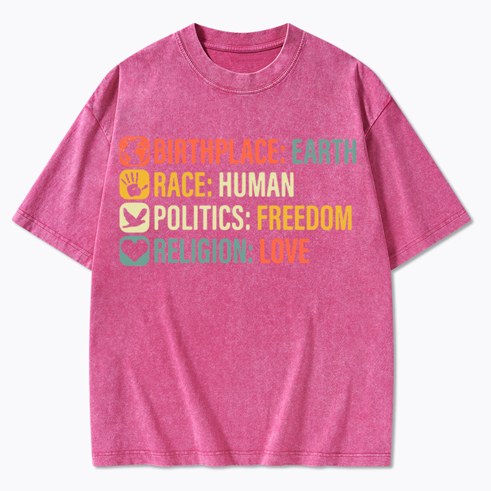 Equality, BLM, Human Rights Washed T-Shirt