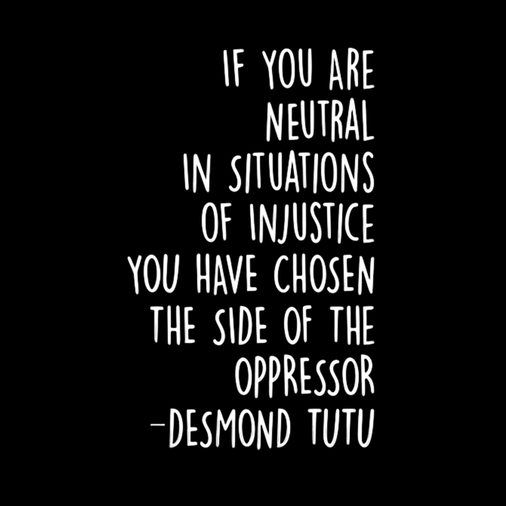 If Your Are Neutral In Situations Of Injustice Off Shoulder T-shirts