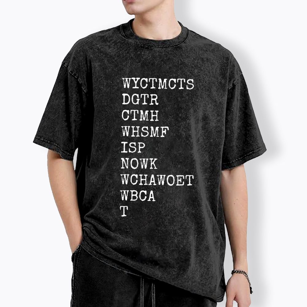 Will You Come To My Cottage This Summer Washed T-Shirt