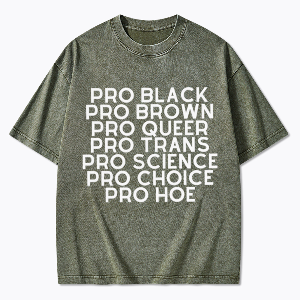 Pro Black Pro Hoe Washed T-Shirt