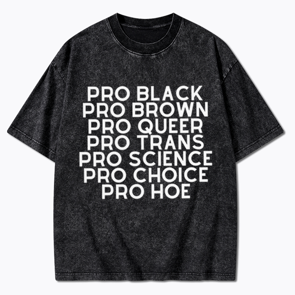 Pro Black Pro Hoe Washed T-Shirt