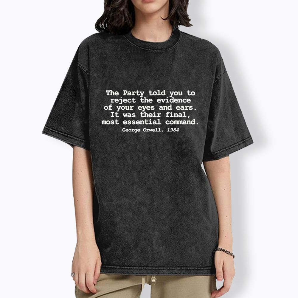 Reject The Evidence Washed T-Shirt