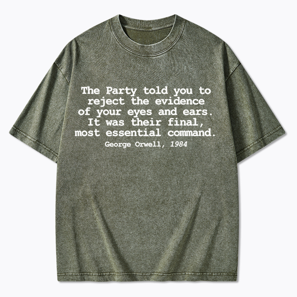Reject The Evidence Washed T-Shirt