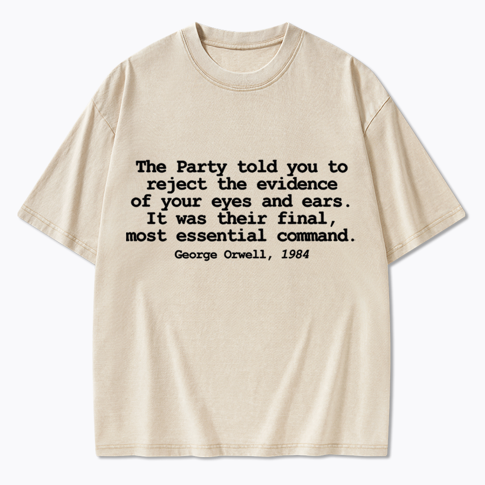 Reject The Evidence Washed T-Shirt