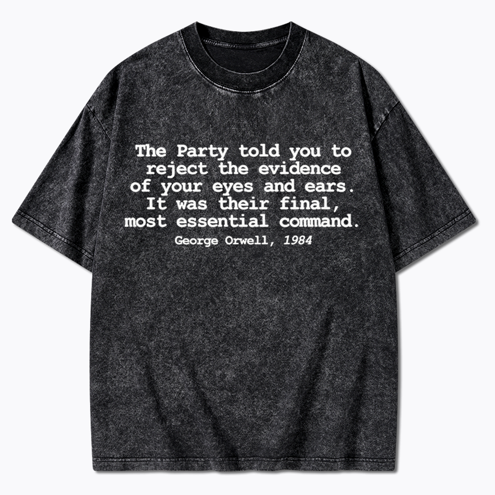Reject The Evidence Washed T-Shirt