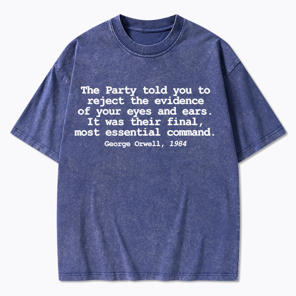 Reject The Evidence Washed T-Shirt