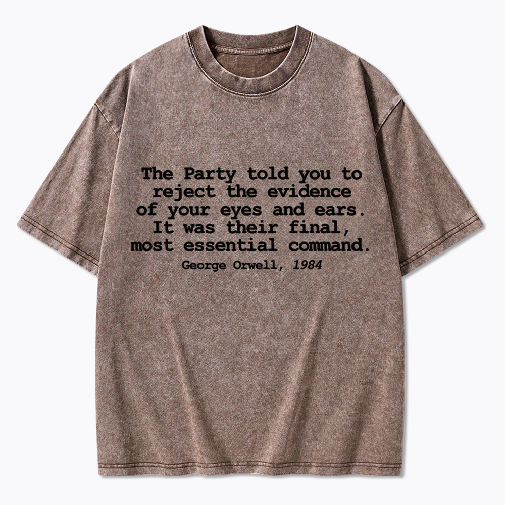 Reject The Evidence Washed T-Shirt