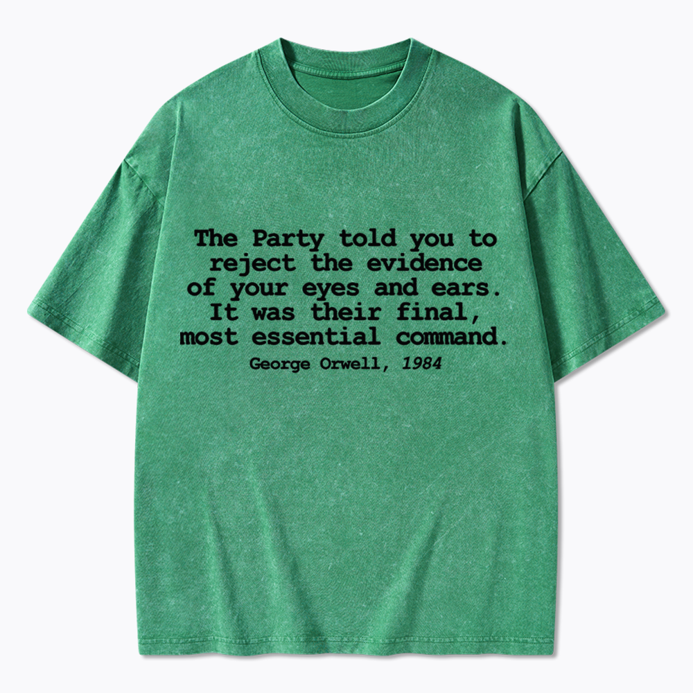Reject The Evidence Washed T-Shirt