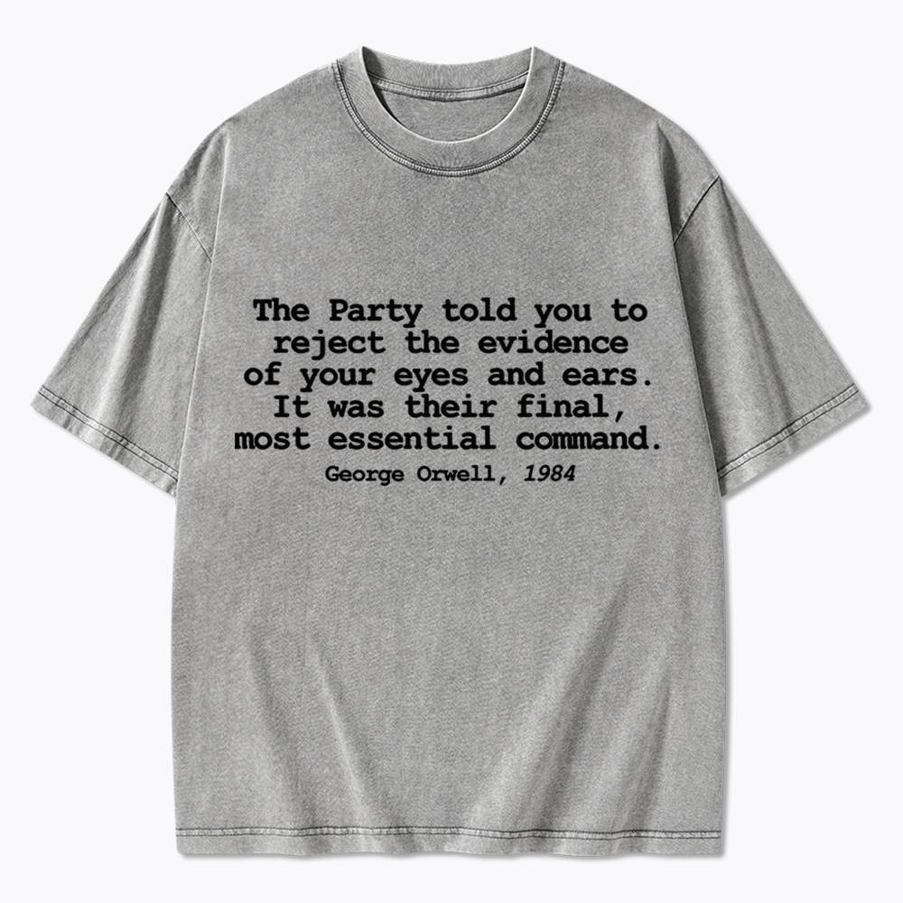 Reject The Evidence Washed T-Shirt