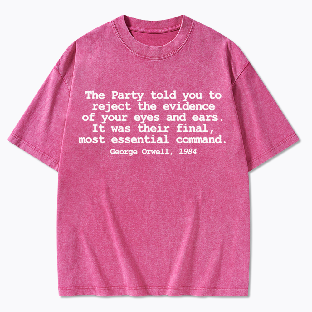 Reject The Evidence Washed T-Shirt