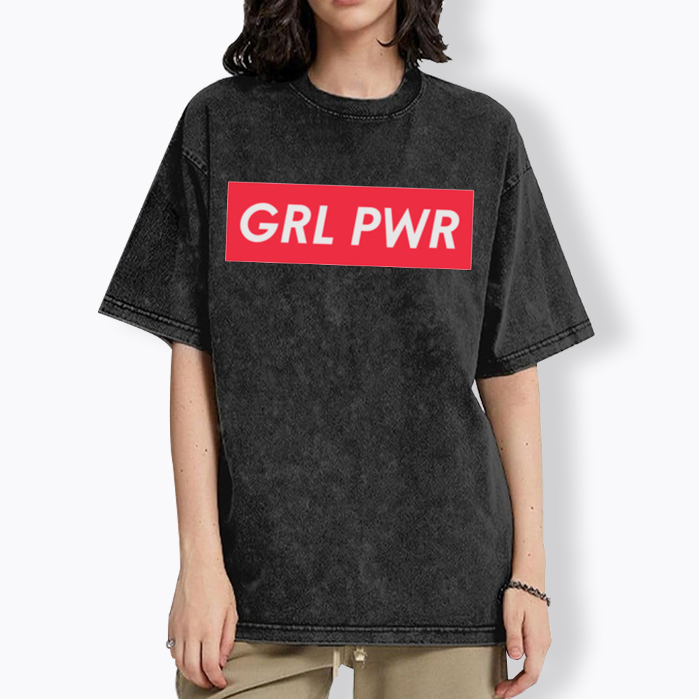 Girl Power Washed T-Shirt