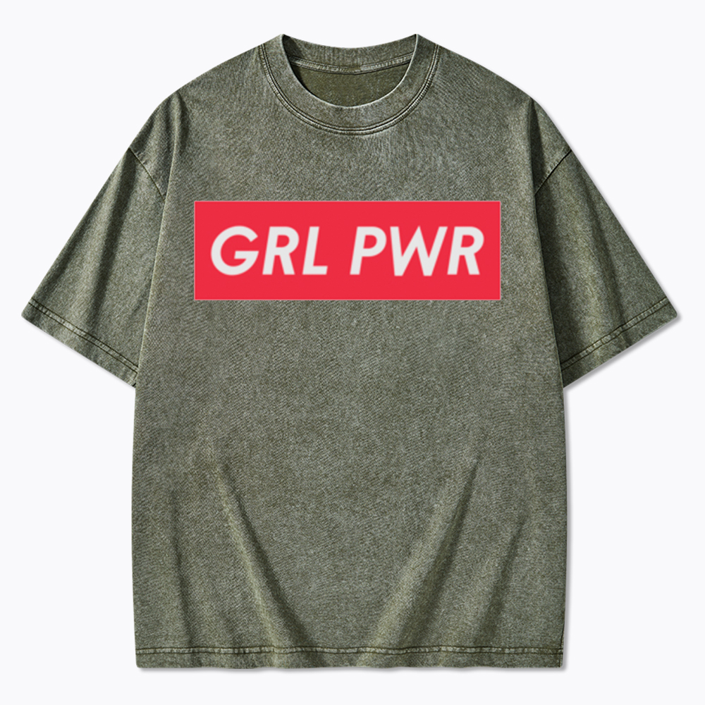 Girl Power Washed T-Shirt