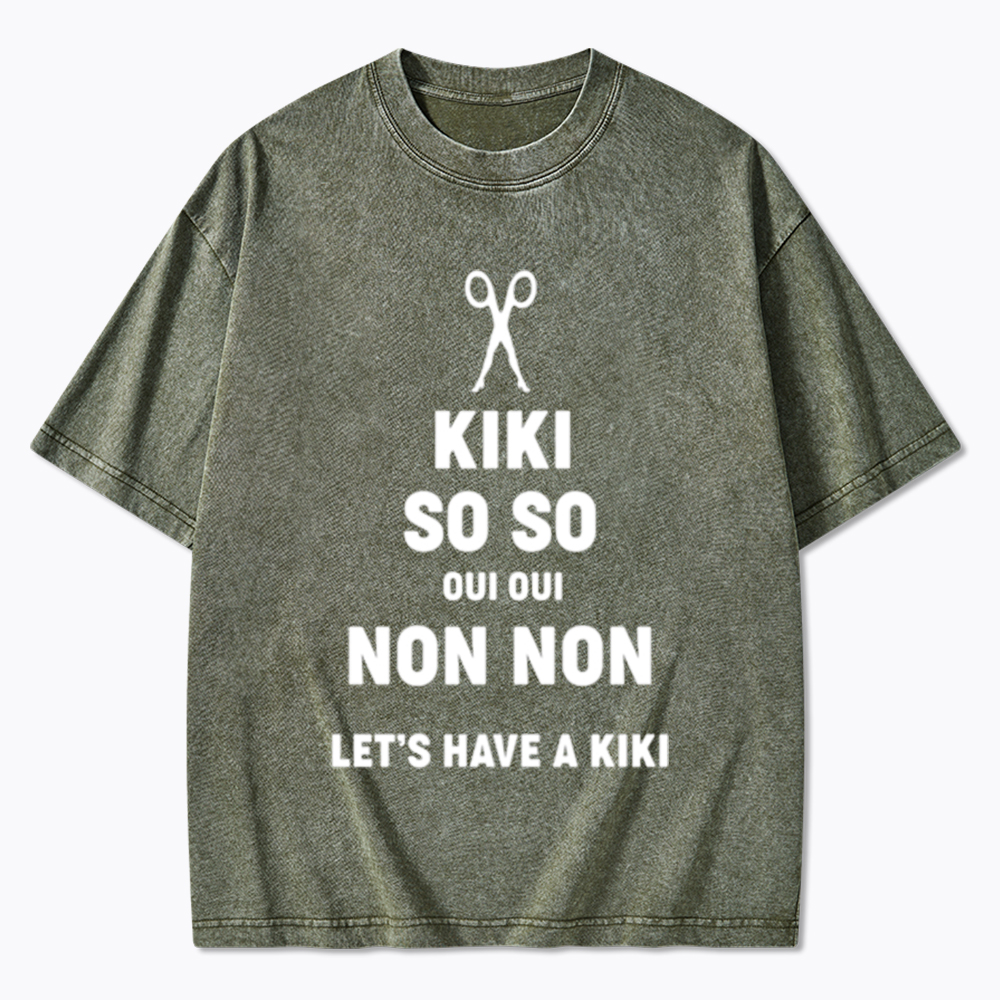Let's Have a Kiki Washed T-Shirt