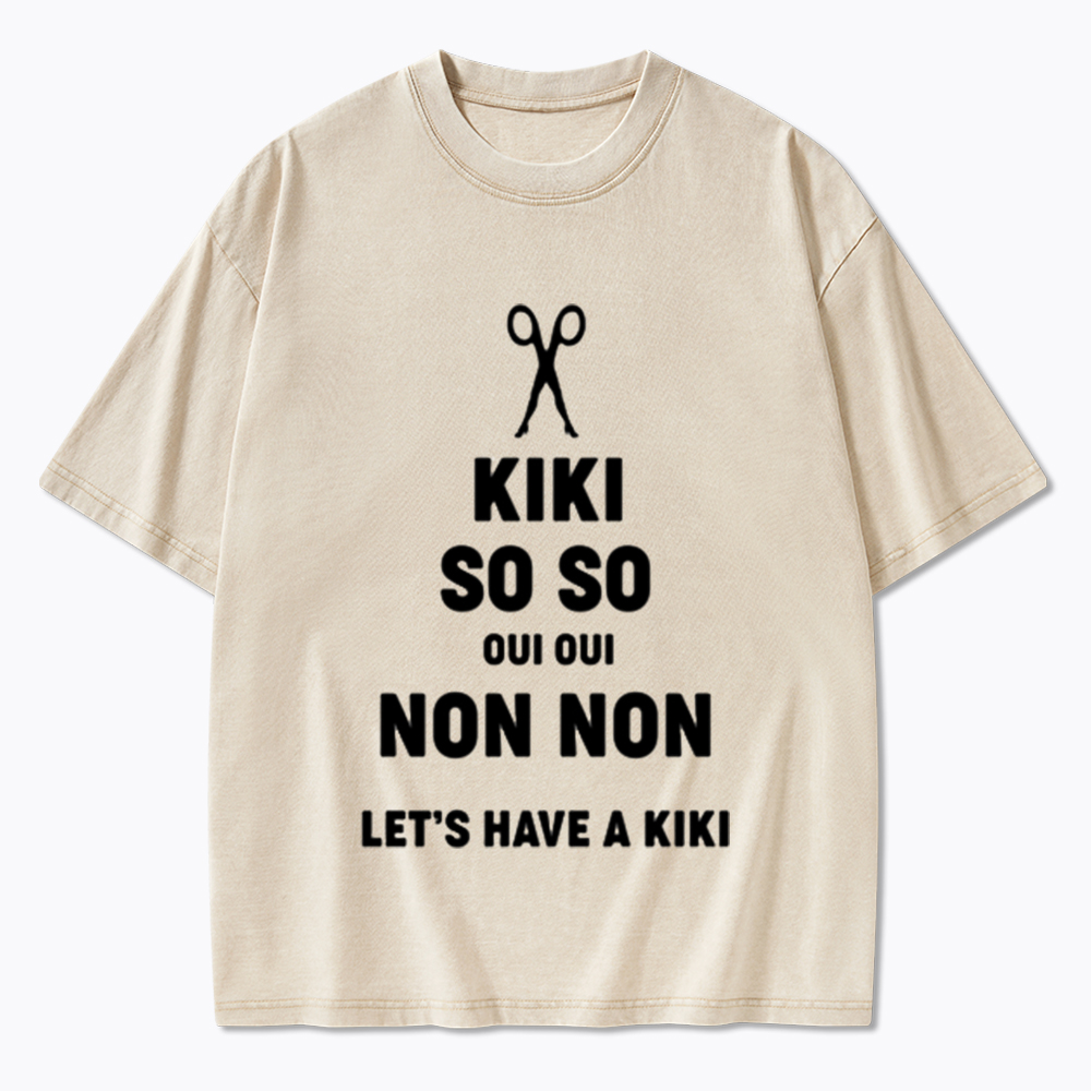 Let's Have a Kiki Washed T-Shirt