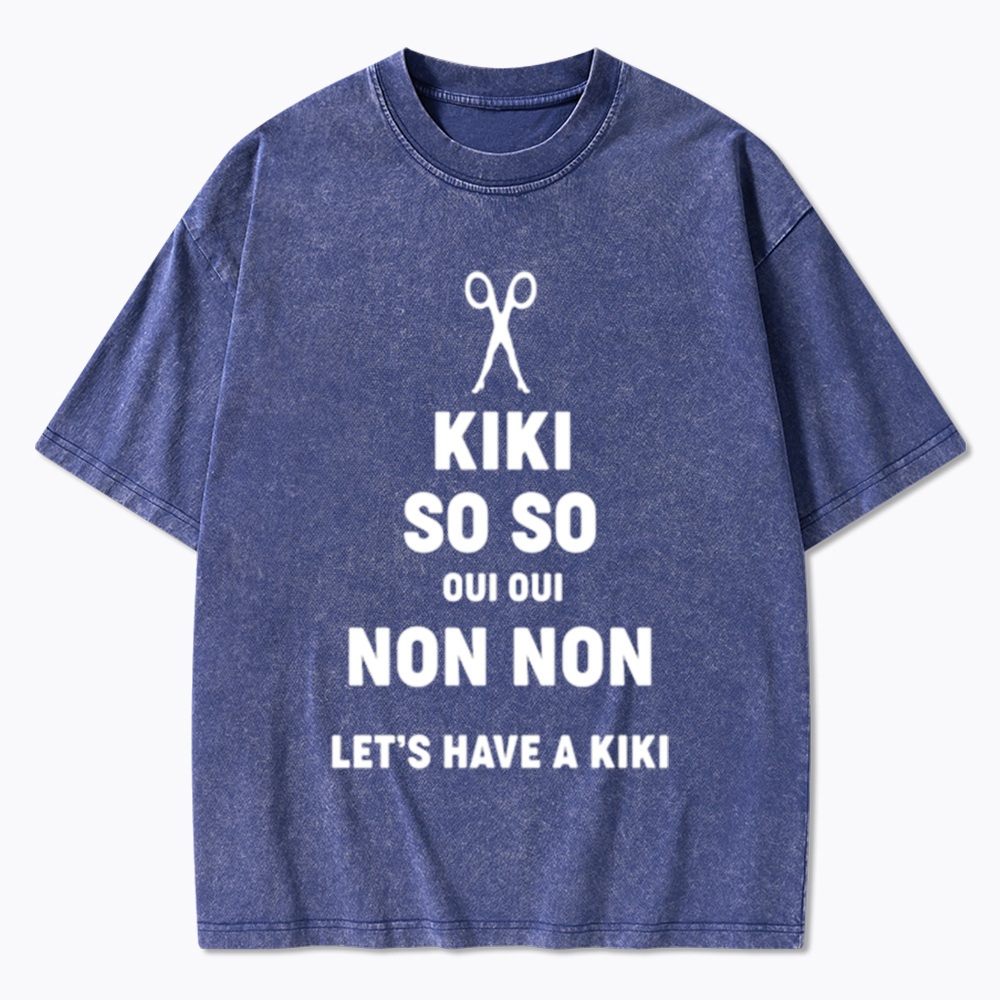 Let's Have a Kiki Washed T-Shirt