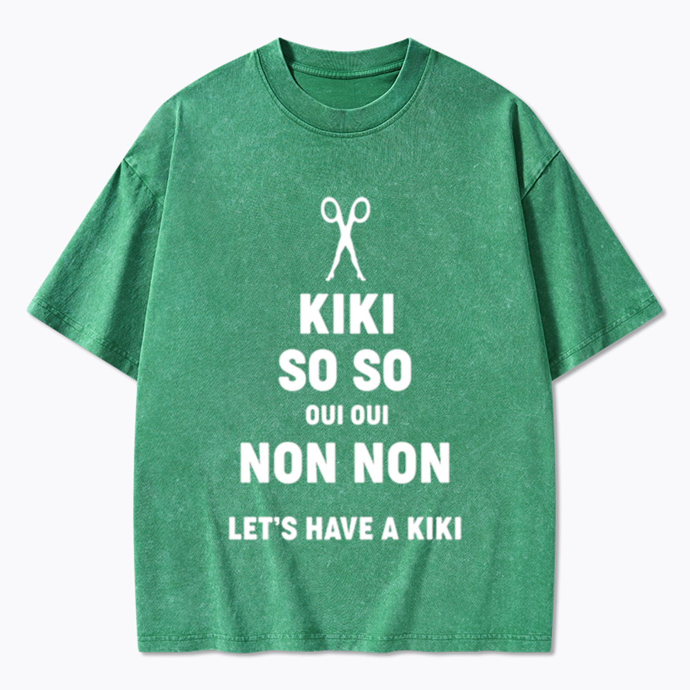 Let's Have a Kiki Washed T-Shirt