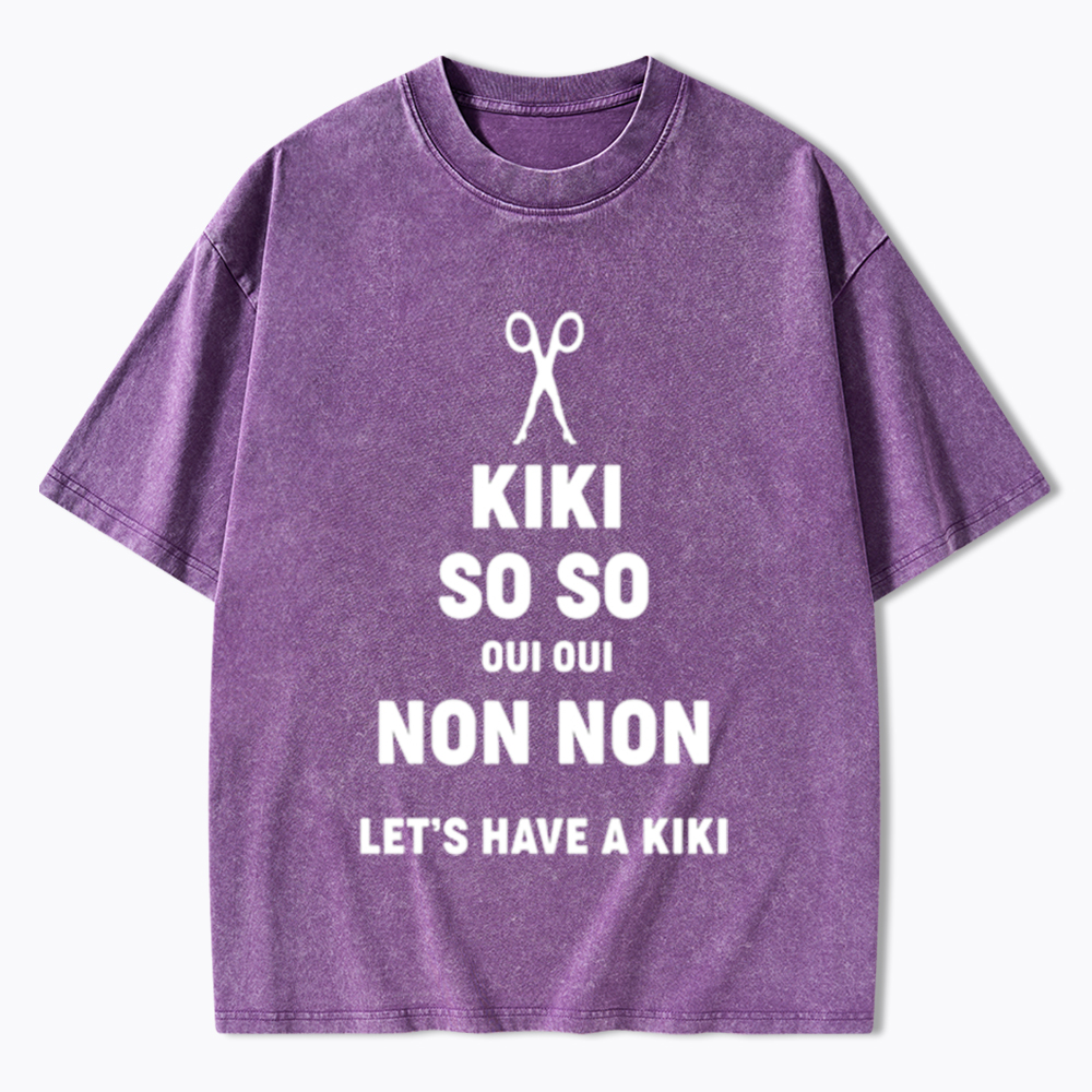 Let's Have a Kiki Washed T-Shirt