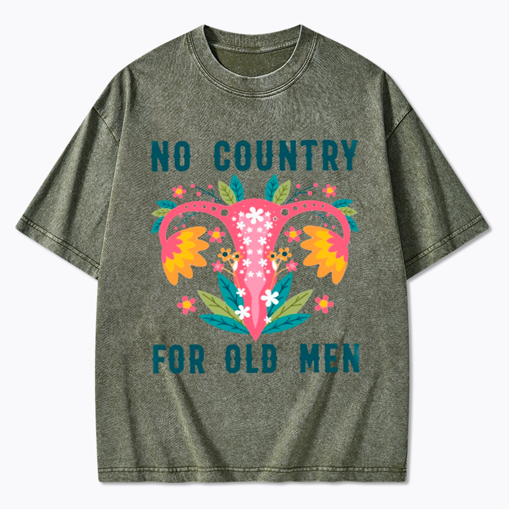 No Country For Old Men Washed T-Shirt
