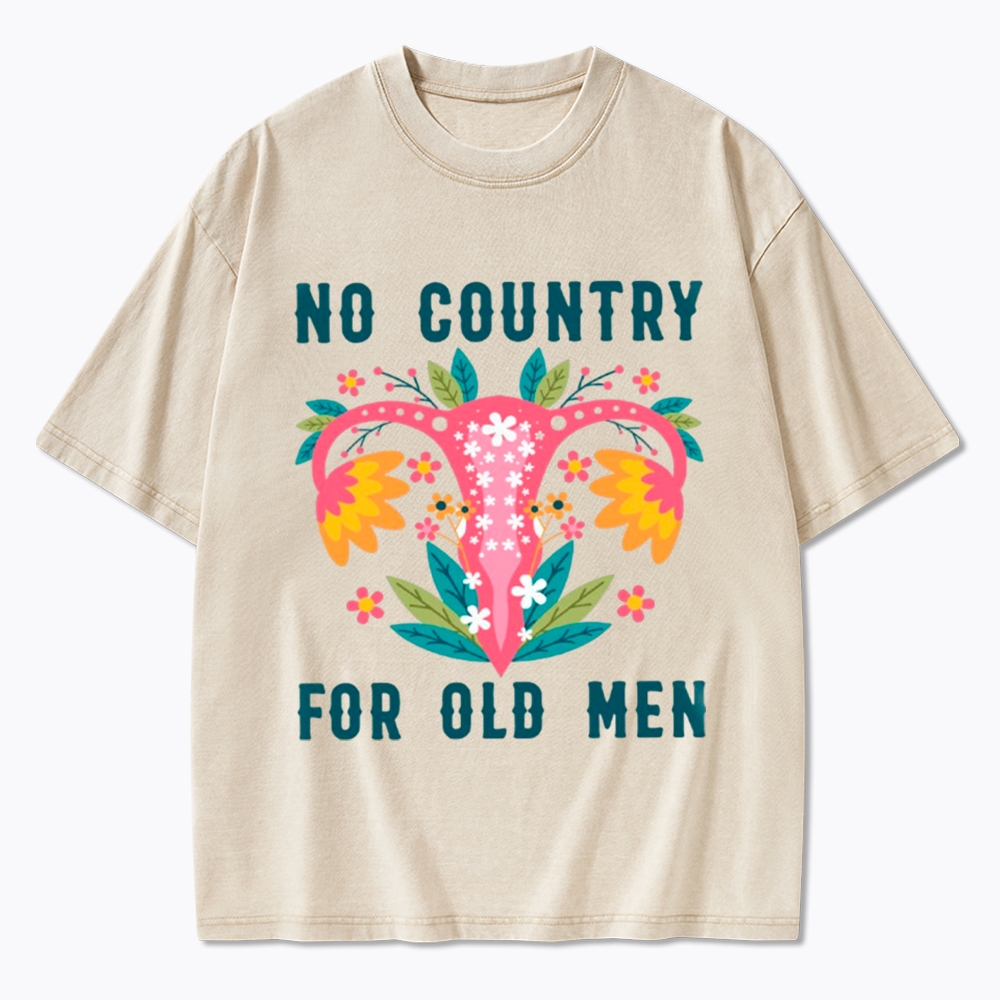 No Country For Old Men Washed T-Shirt