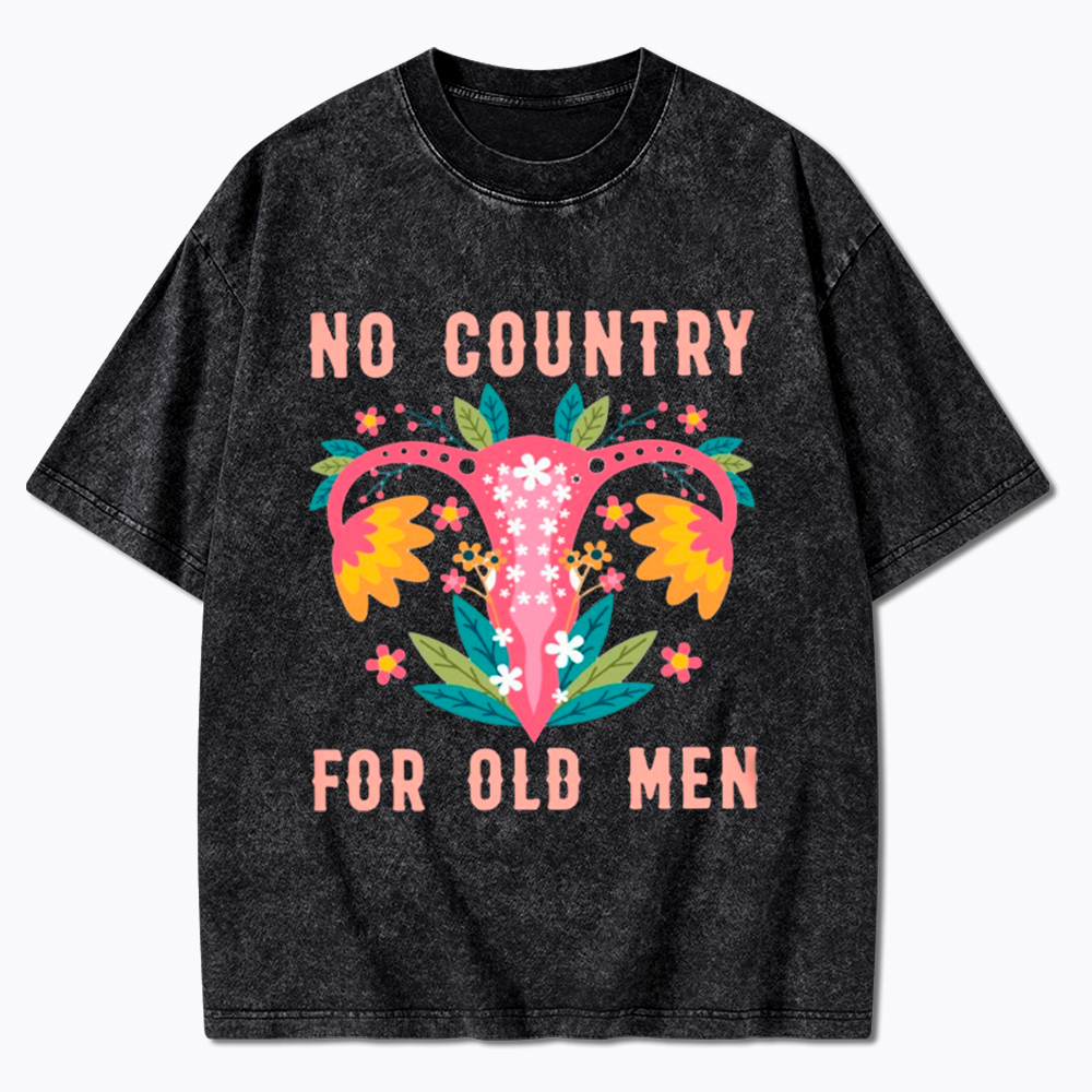 No Country For Old Men Washed T-Shirt