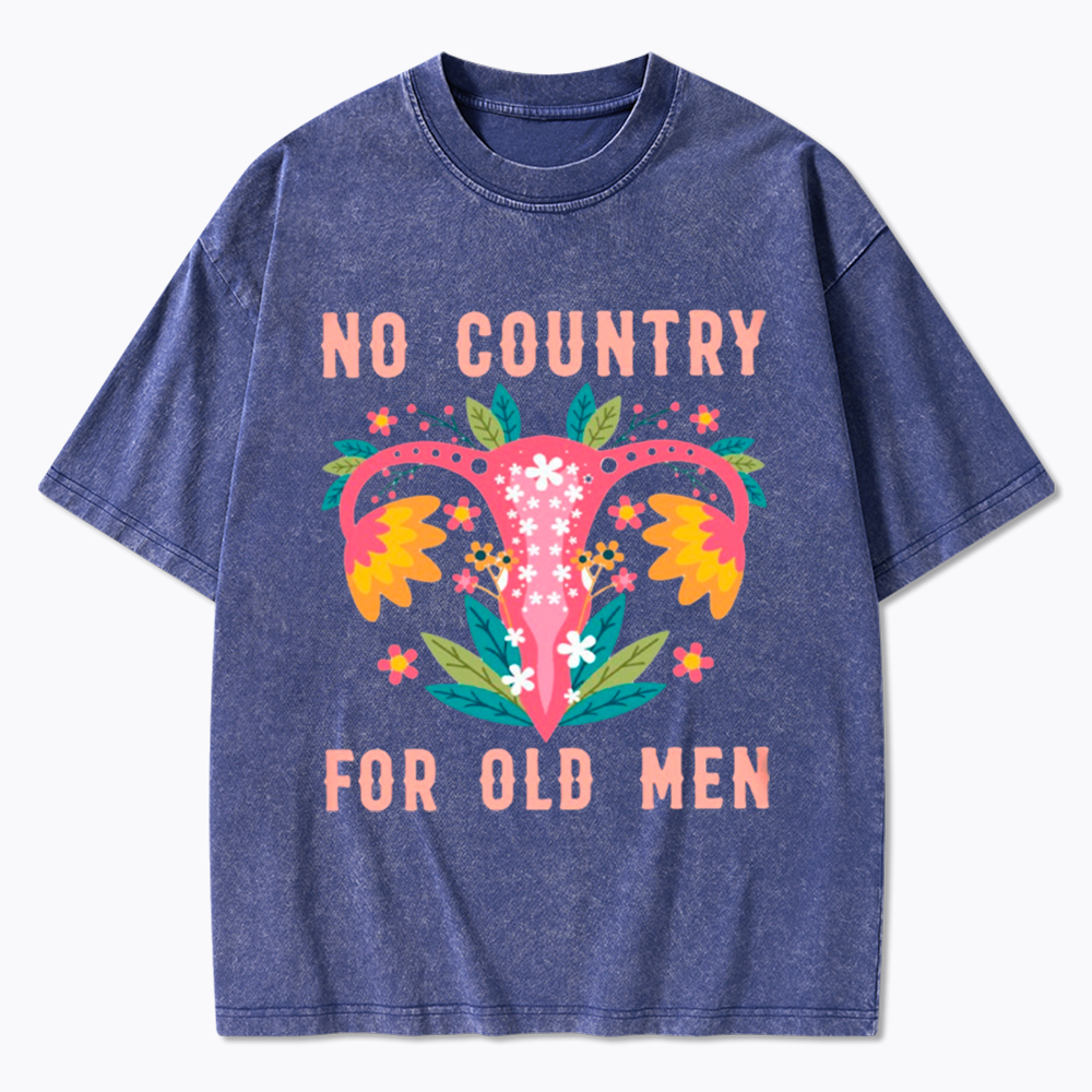 No Country For Old Men Washed T-Shirt