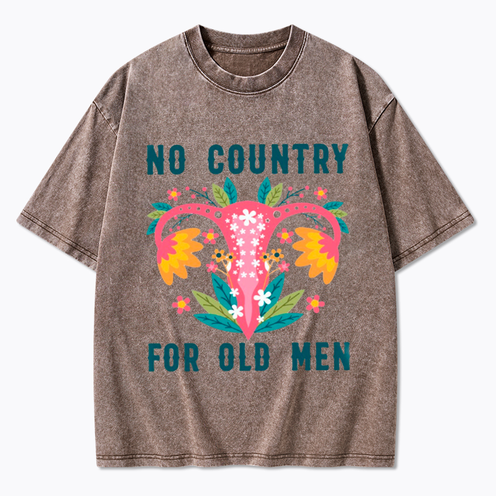 No Country For Old Men Washed T-Shirt