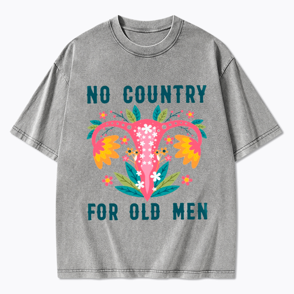 No Country For Old Men Washed T-Shirt