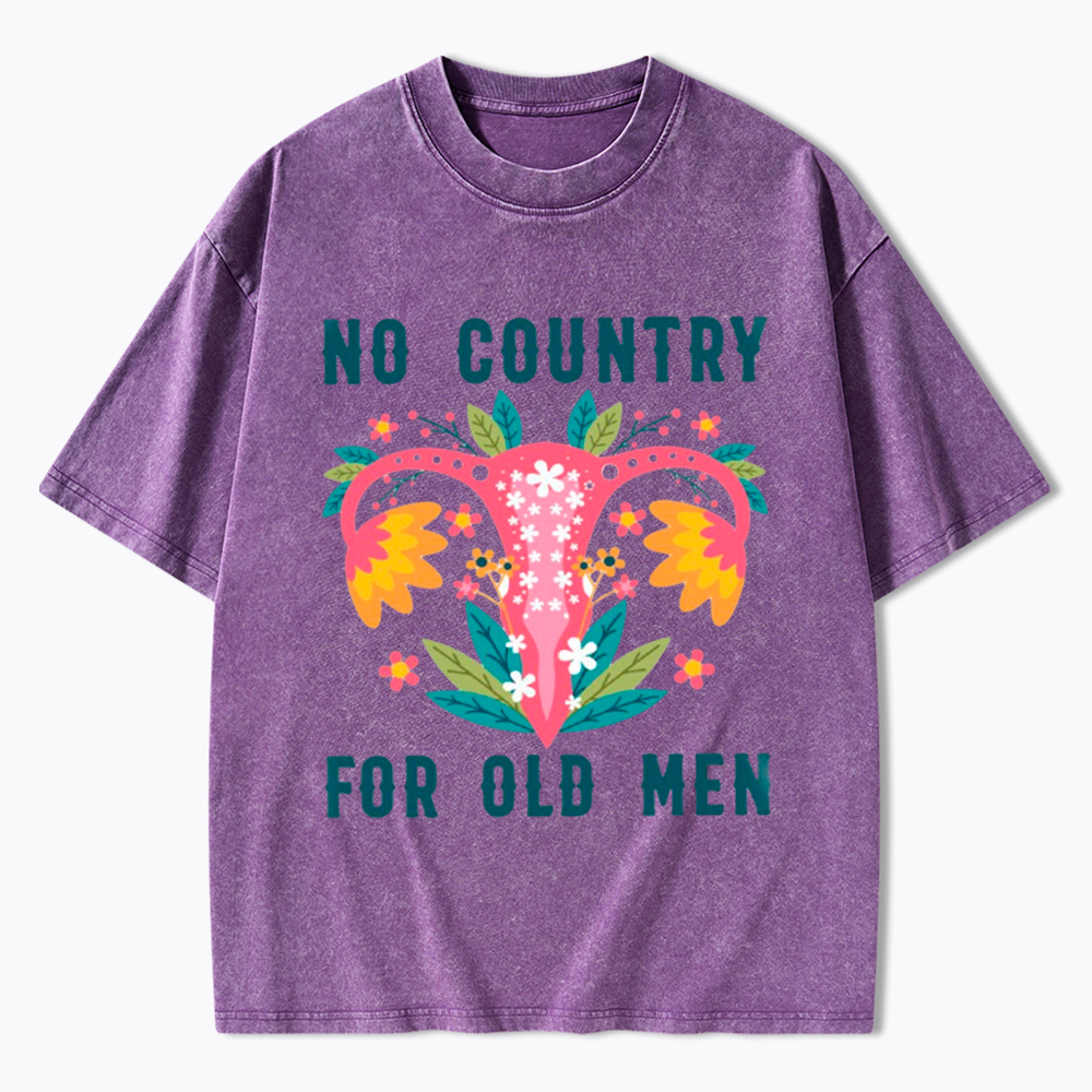 No Country For Old Men Washed T-Shirt
