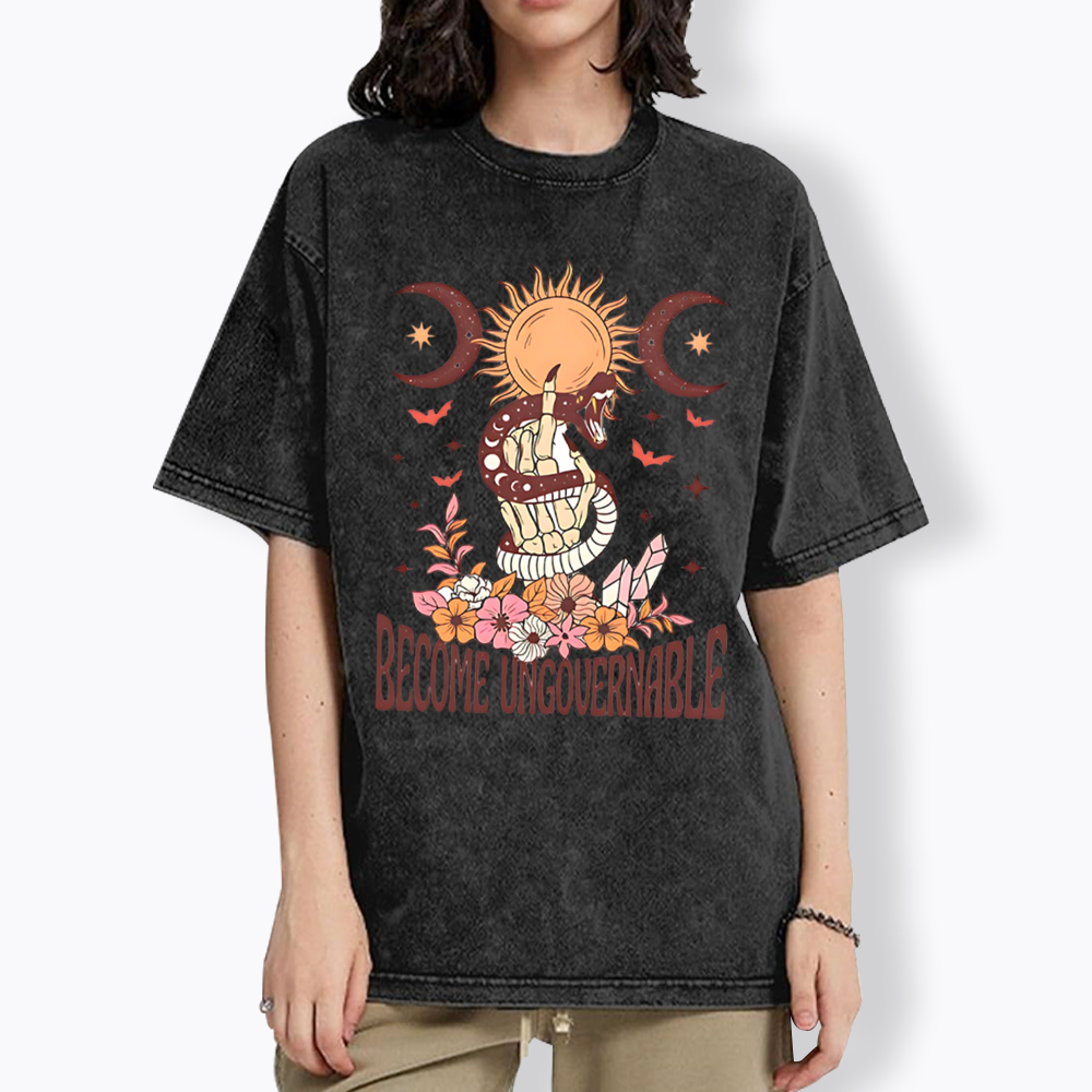 Become Ungovernable Washed T-Shirt