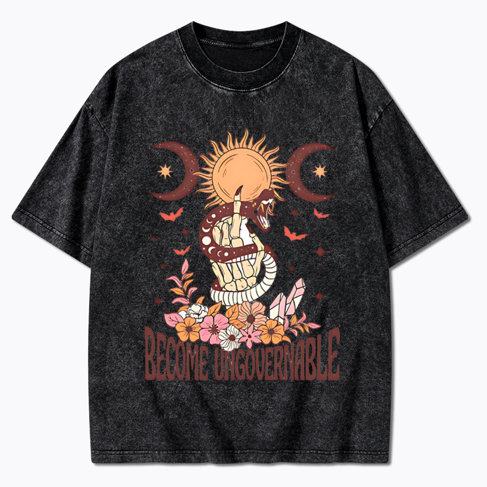 Become Ungovernable Washed T-Shirt