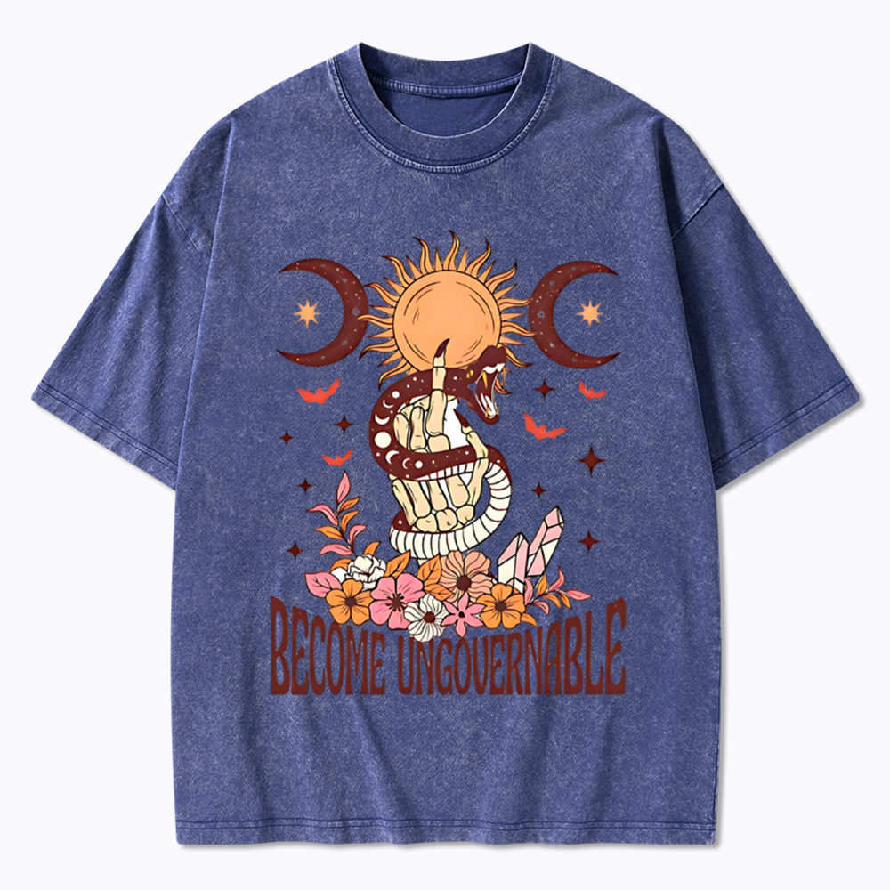 Become Ungovernable Washed T-Shirt