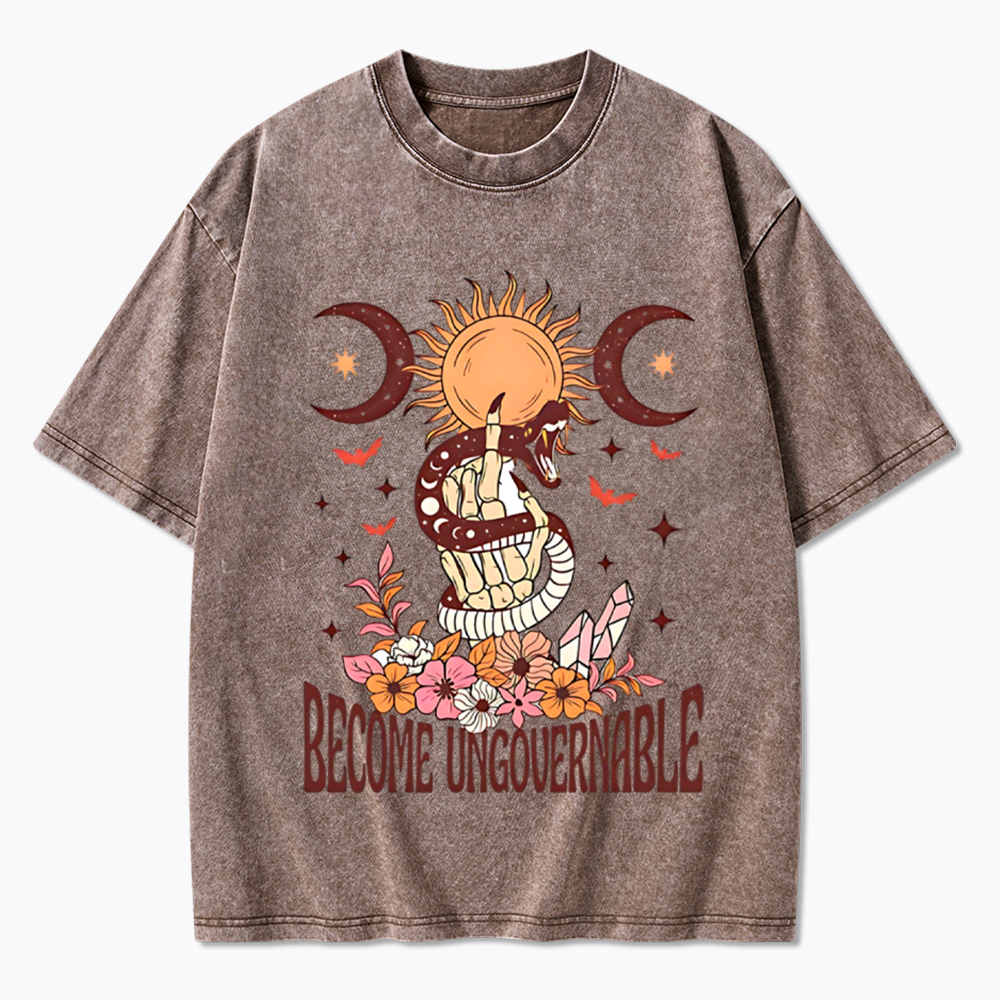 Become Ungovernable Washed T-Shirt