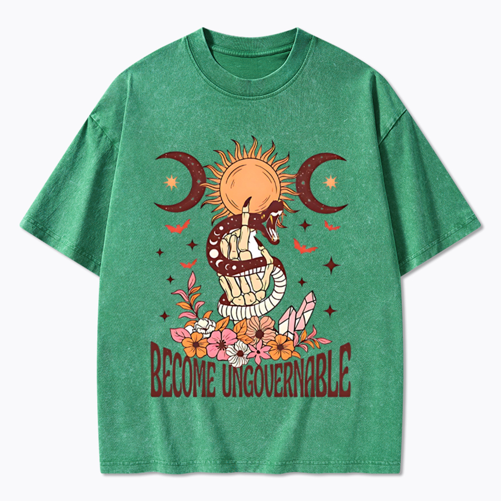 Become Ungovernable Washed T-Shirt