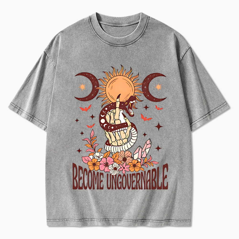 Become Ungovernable Washed T-Shirt