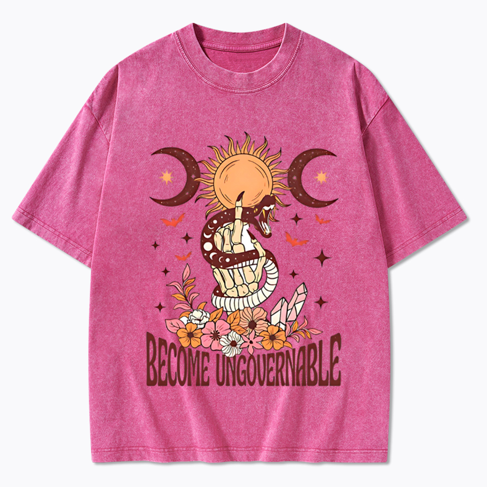Become Ungovernable Washed T-Shirt