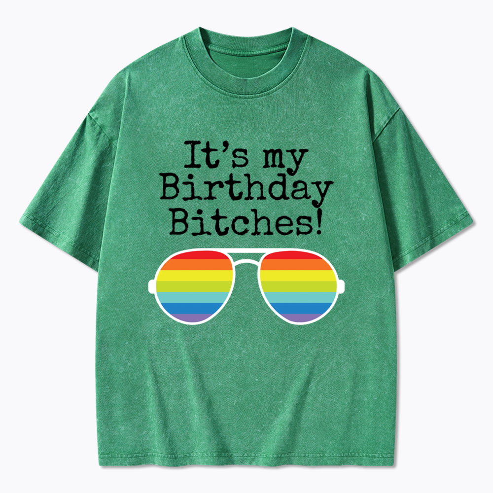 Its My Birthday Washed T-Shirt