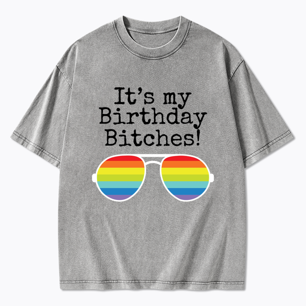 Its My Birthday Washed T-Shirt