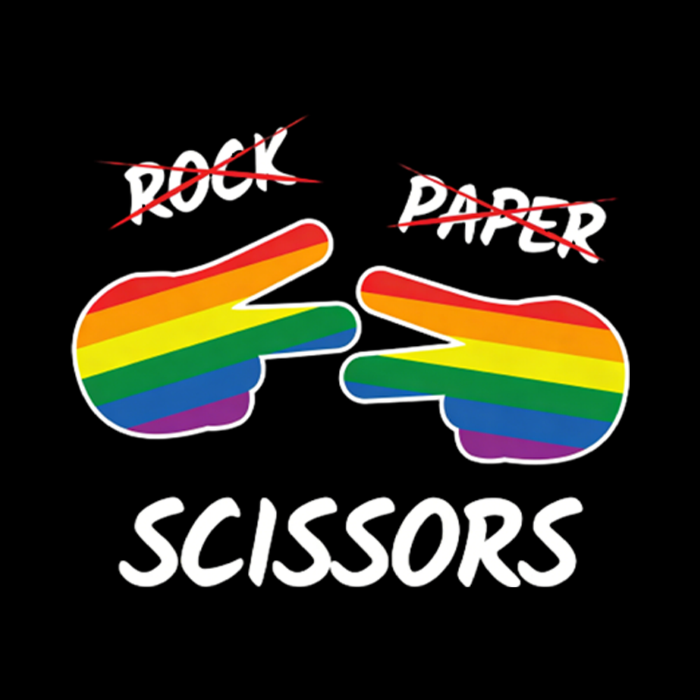 Rock Paper Scissors Cropped T-Shirt