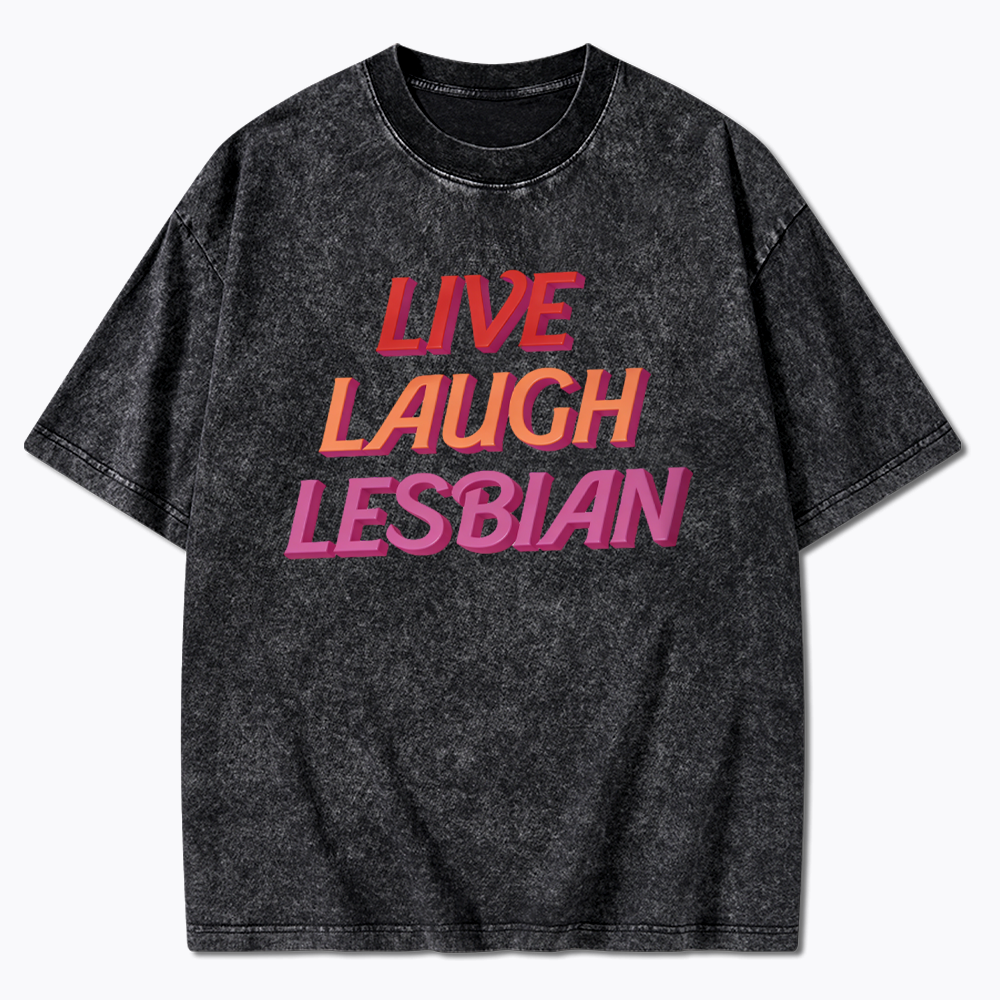 Live Laugh Washed T-Shirt