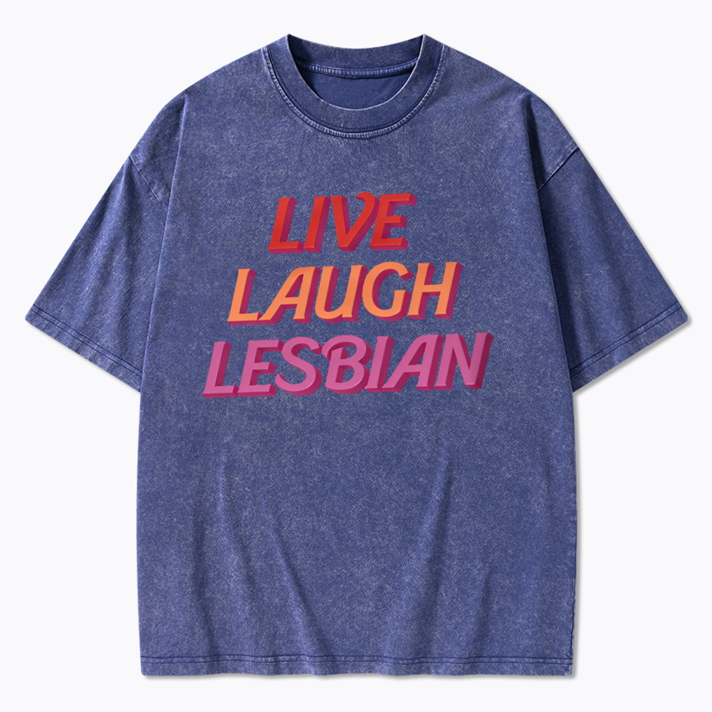 Live Laugh Washed T-Shirt
