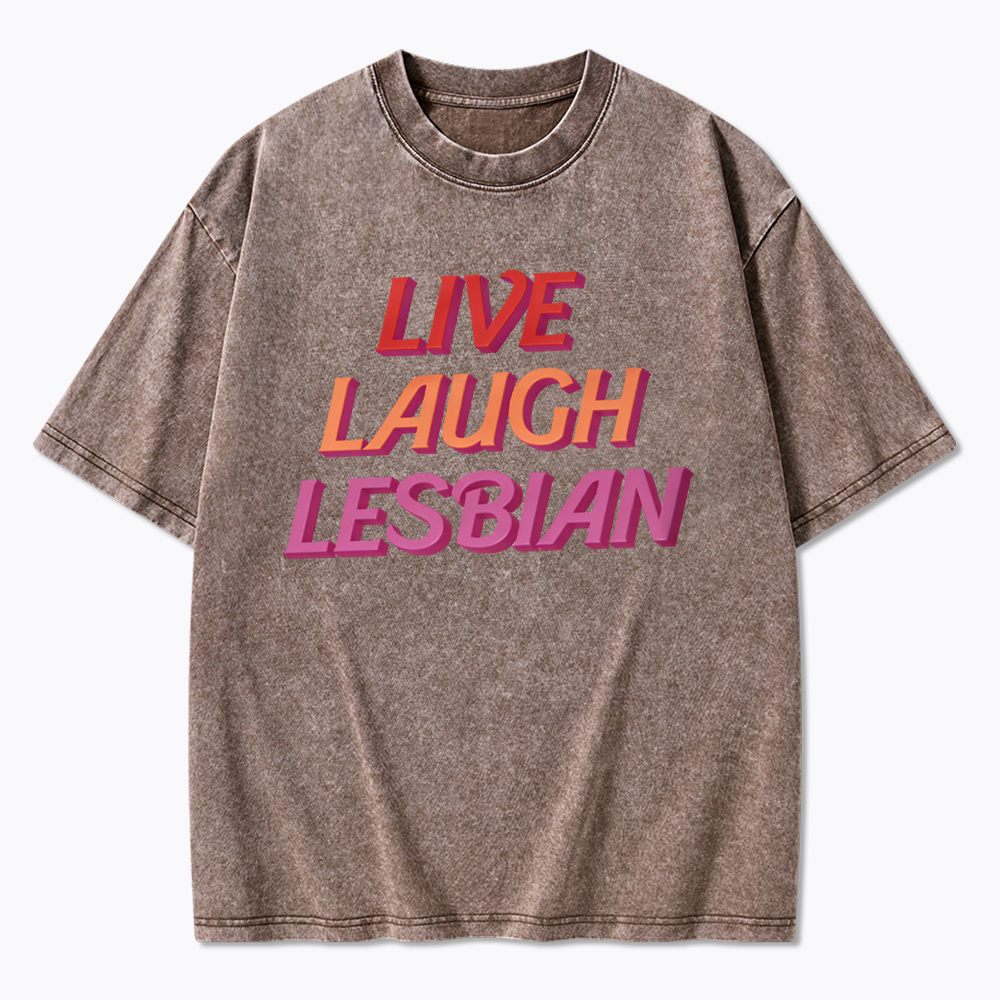 Live Laugh Washed T-Shirt