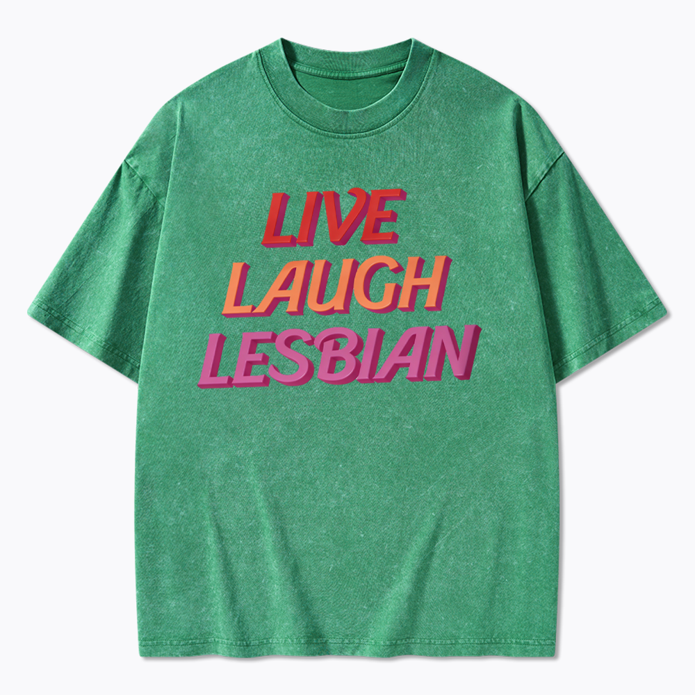 Live Laugh Washed T-Shirt