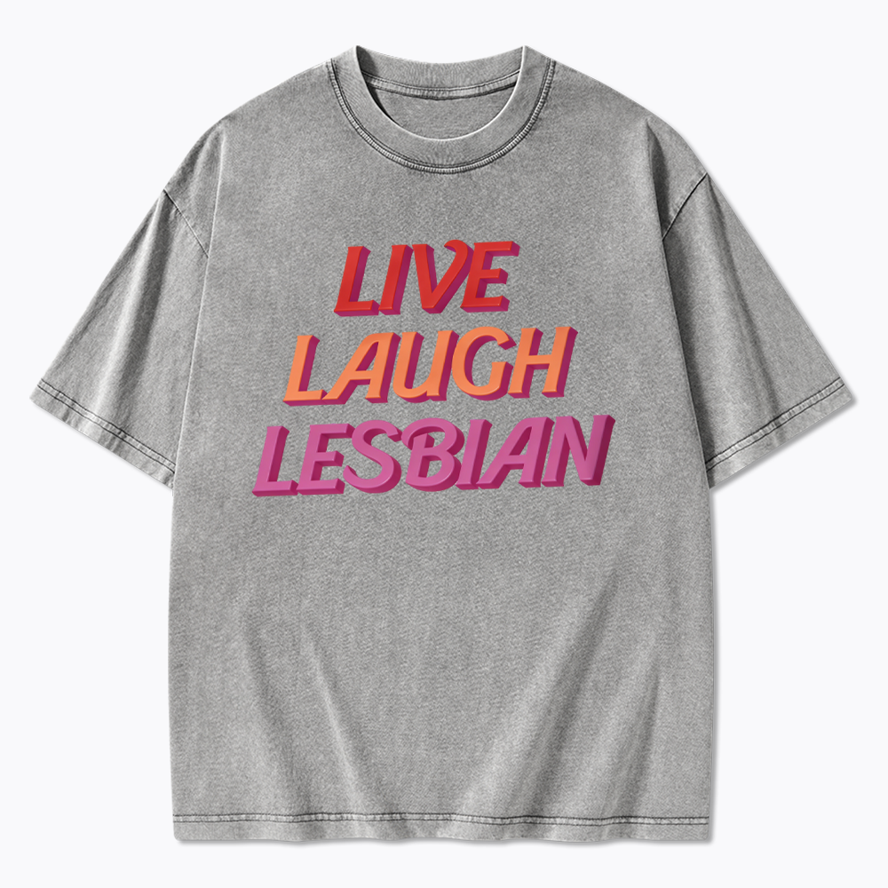 Live Laugh Washed T-Shirt