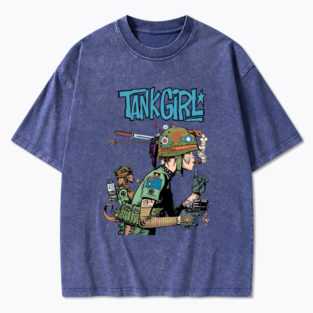 Punk Girl Washed T-Shirt