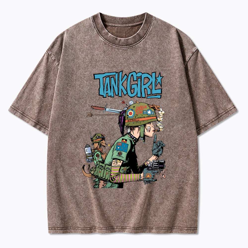 Punk Girl Washed T-Shirt