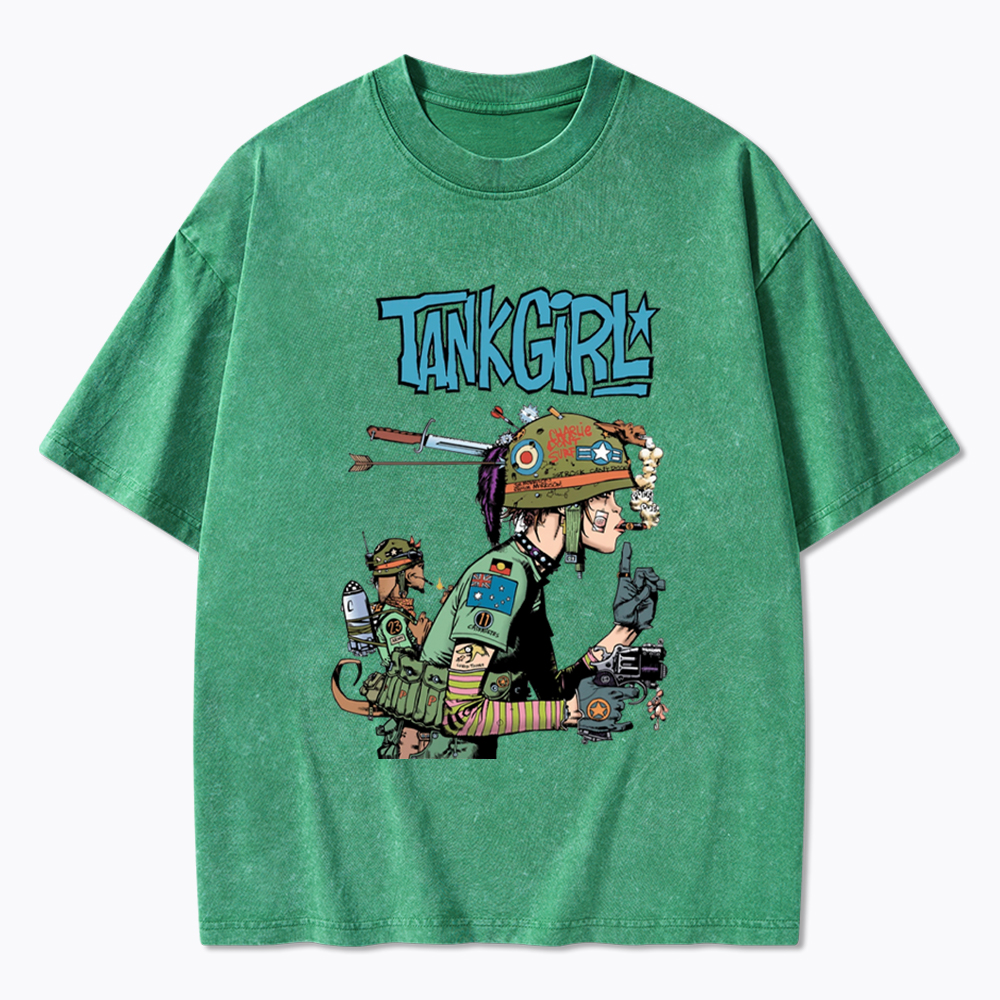 Punk Girl Washed T-Shirt